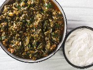 Рецепта Яхния със спанак, ориз басмати и говеждо месо